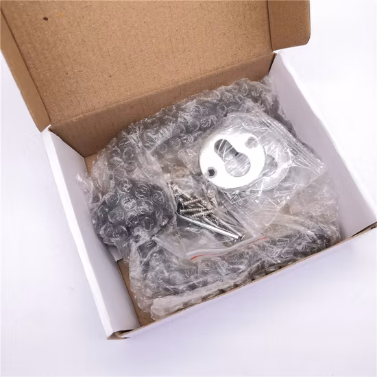 Stock Ready Black 38/42mm Thread Type Rose and Escutcheon Lever Door Handle Matt Black OEM