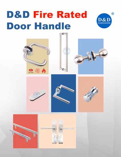 Stainless Steel Furniture Hardware Interior Door Solid Handle Lever