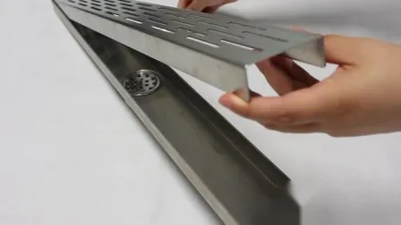 OEM Hotel Punched Hole Stylish Shower Floor Drain for Bathroom