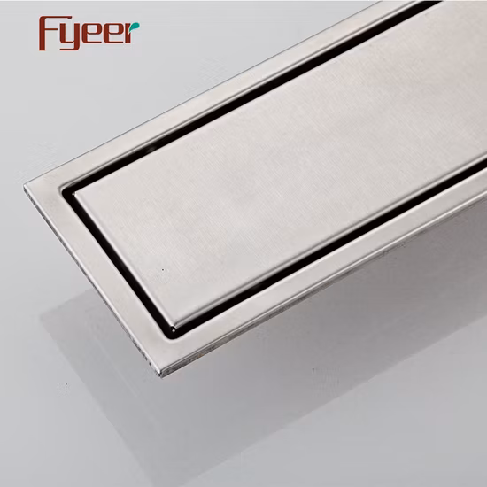 Tile Insert Shower Linear Drain Invisible Channel Shower Drain